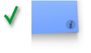 The standard info button—users know what this means