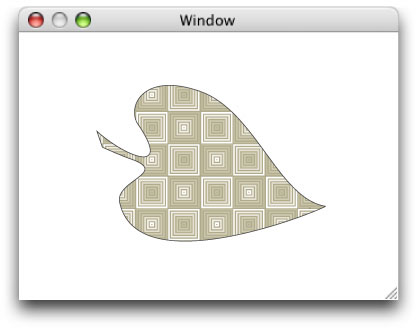 Drawing with a pattern