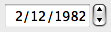 A date picker in Cocoa on Mac OS X