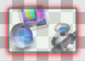 Layer including the opacity property