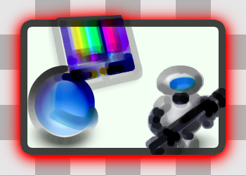 Layer displaying the shadow properties