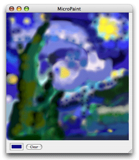 Output from MicroPaint