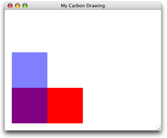 An HIView that displays a drawing that uses transformed coordinates