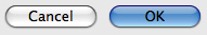 Full-size push buttons used in dialogs