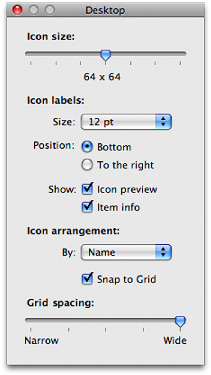 Example of a utility window with small controls