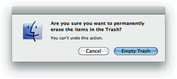 A standard alert example