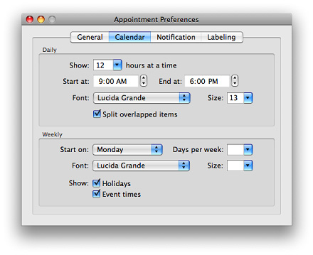 Changeable pane dialog example
