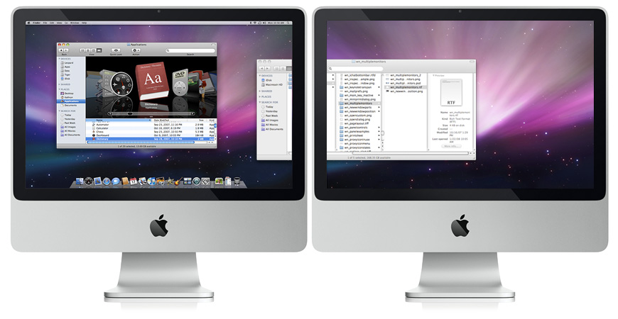 Appropriate placement of a new window on a system with multiple monitors (the user moved the first window to span the screens)