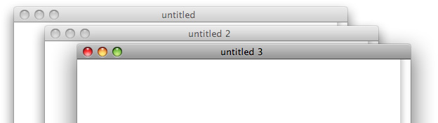 Appropriate titles for a series of unnamed windows