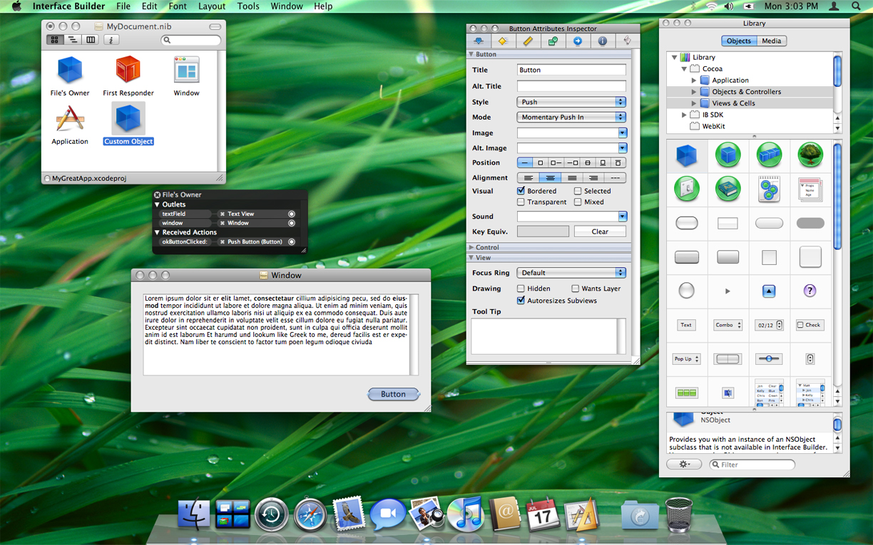 Interface Builder 3.0